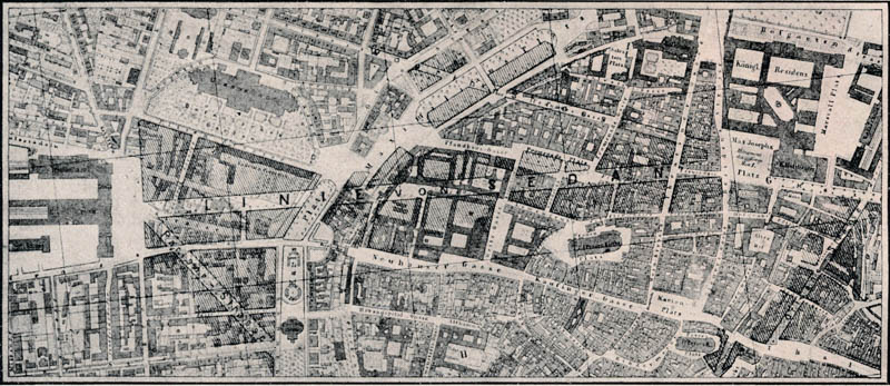 Straßenprojekt vom Jahre 1871