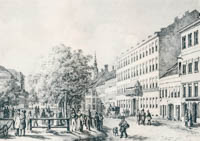 Podesta A. - Der Promenadeplatz um das Jahr 1840
