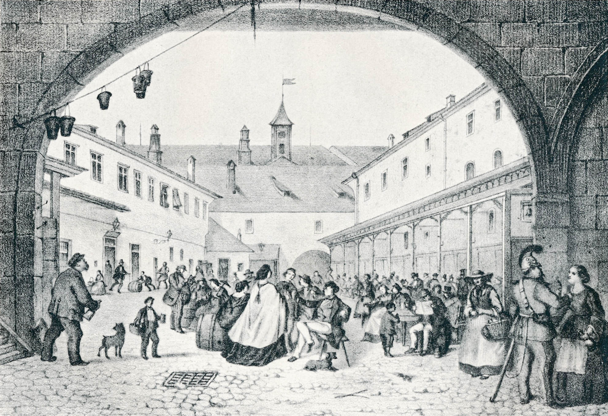 Das alte Hofbräuhaus am Platzl