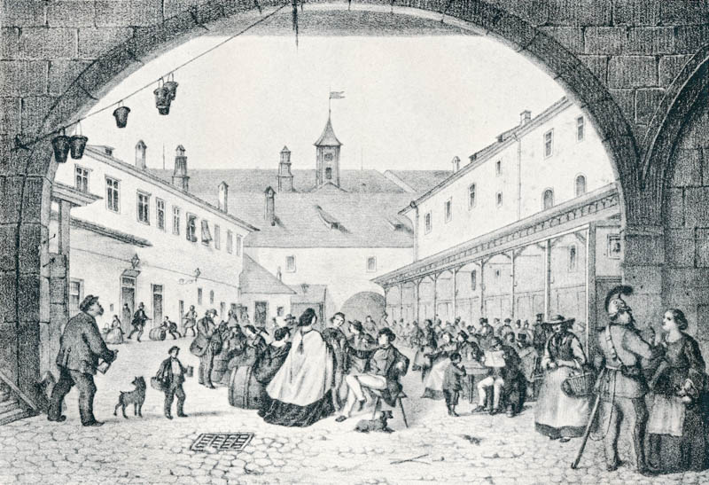 Das alte Hofbräuhaus am Platzl