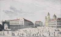 Kraus Gustav - Der freie Platz an Stelle des abgebrochenen Schwabinger-Tores