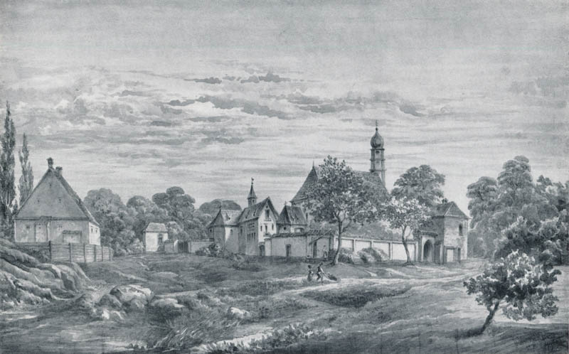 Gasteigkirche mit Lebrosenhaus