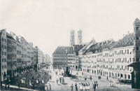 Fries G. - Der Marienplatz im Jahre 1828