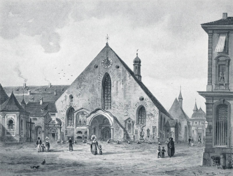 Historische Ansicht: Franziskanerkloster
