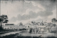 Kraus Gustav - Der Eisenbahnbau bei Lochhausen 1839