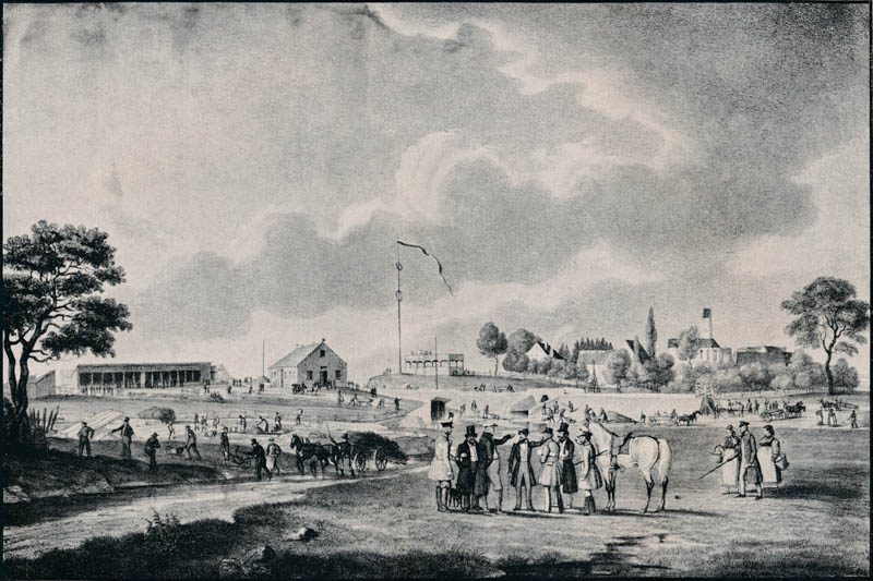 Der Eisenbahnbau bei Lochhausen 1839