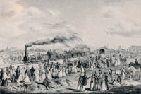 Kraus Gustav - Eröffnung der München-Augsburger Eisenbahn am 1. September 1839