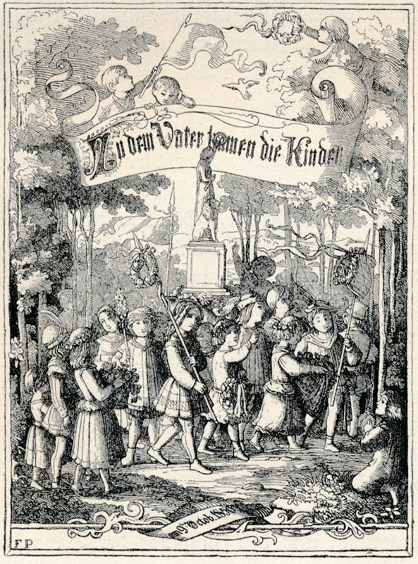 Allegorie auf den Bavariazug am 9. Oktober 1859