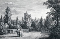 Warnberger - Die Brücke beim Eingang in den englischen Garten bey München