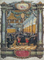 Mielich Hans - Die Bayerische Hofkapelle im St. Georgssaal der Neuveste