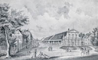 Steinicken Christian - Die Salzstädel in der Arnulfsstraße ca. 1830