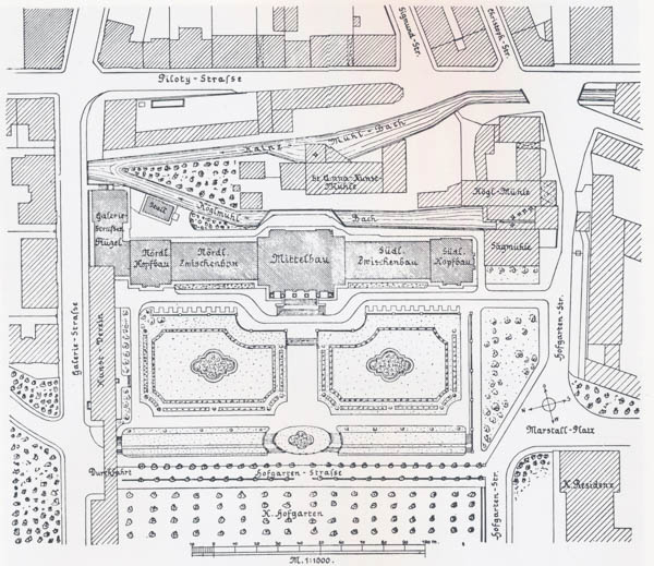 Historische Ansicht: Armeemuseum - Plan