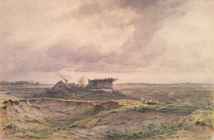Seidel August - Das Marsfeld mit Sandhäusl