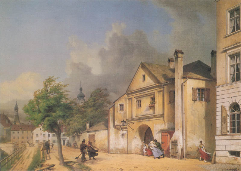 Das ehemalige Einlaßtor im Jahre 1840
