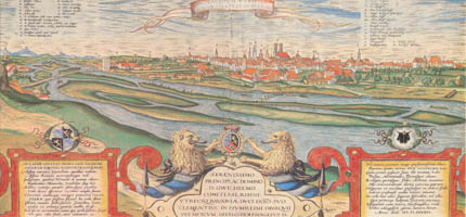  - Stadtansicht von München um 1586