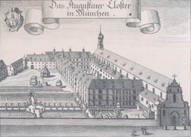 Wening Michael - Das Augustinerkloster um 1700