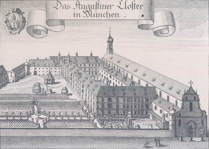 Das Augustinerkloster um 1700