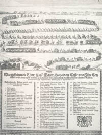 Küsell Melchoir - Festlicher Aufzug - Kaiser Leopold I.