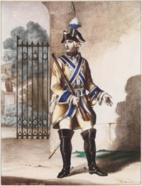  - Münchner Bürgerkavallerist in Galauniform 1790