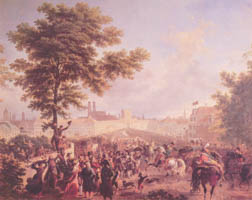 Taunay Nicolas-Antoine - Einzug Kaiser Napoleons am 24. Oktober 1805 in München