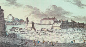  - Die eingestürzte Isarbrücke 1813