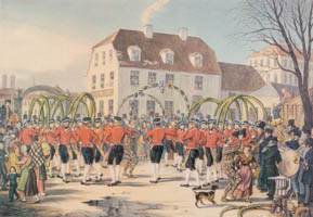 Kraus Gustav - Schäfflertanz beim Gasthaus Zum Stachusgarten