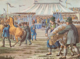 Adam Albrecht - Preisverteilung auf dem Oktoberfest 1824