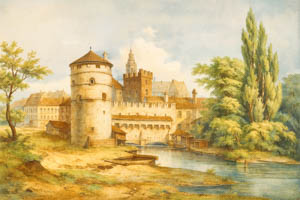 Kirchner C. - Die alte Stadtmauer am Einlaß