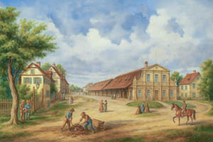 Lebschée Carl August - Die Salzstädel in der Arnulfsstraße 