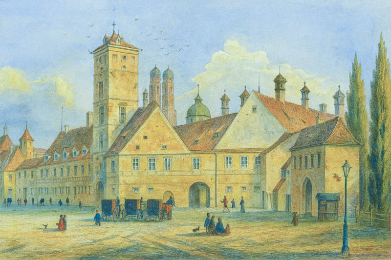 Historische Ansicht: Herzog-Max-Burg