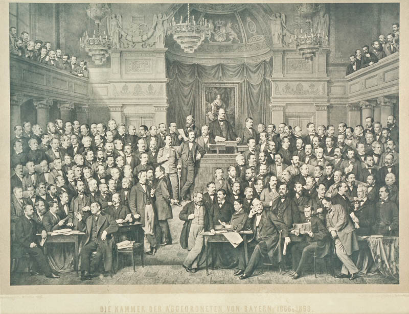 Historische Ansicht: Kammer der Abgeordneten
