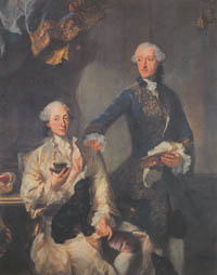 Desmarées George - Kurfürst Max III. Joseph mit Joseph Ferdinand Graf von Salem