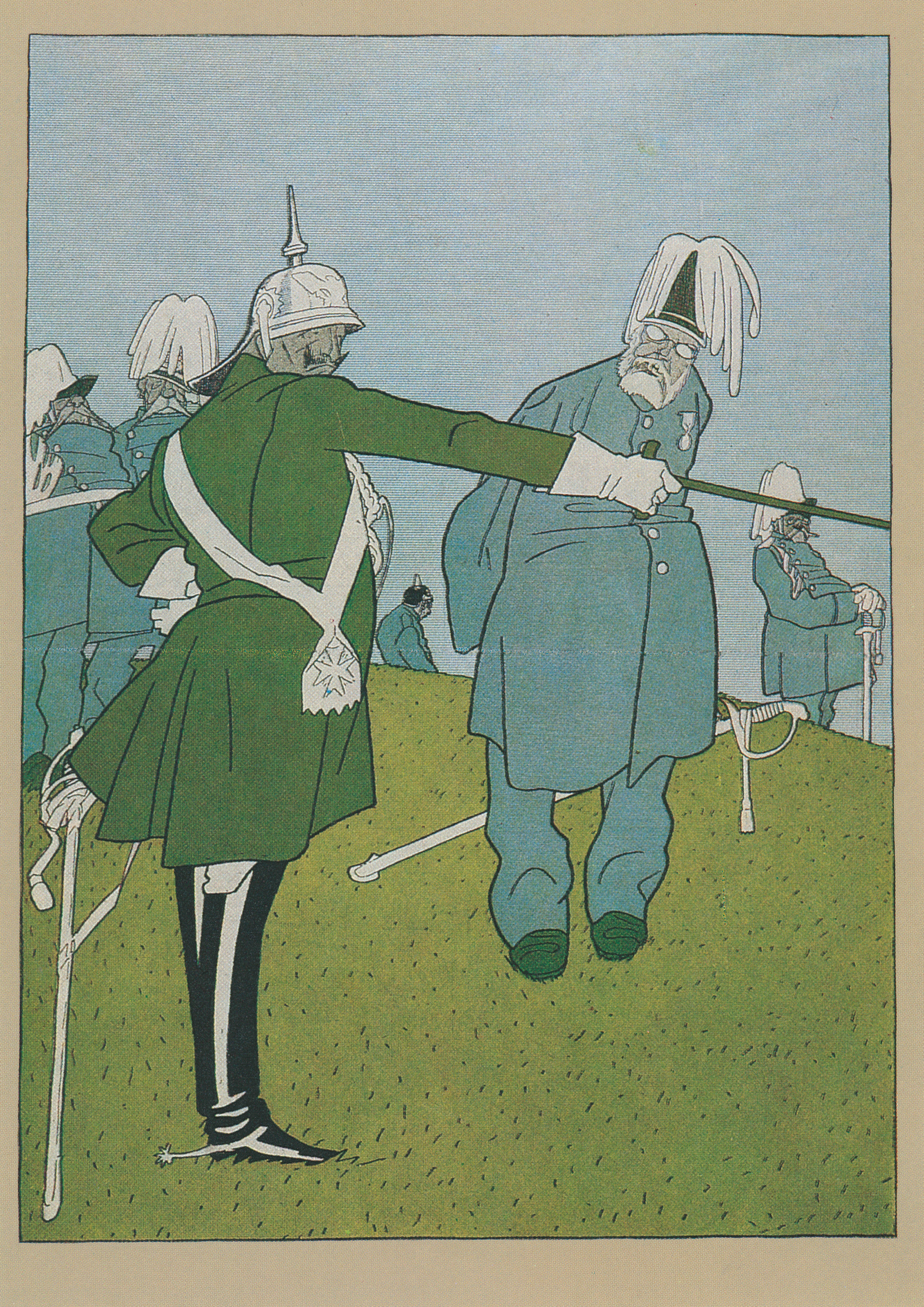 Kaiser Wilhelm II. und König Ludwig III.