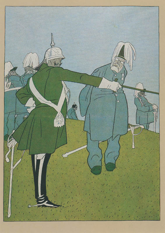 Historische Ansicht: Kaiser Wilhelm II. und König Ludwig III.