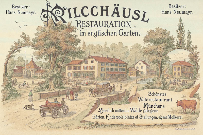 Historische Ansicht: Milchhäußl
