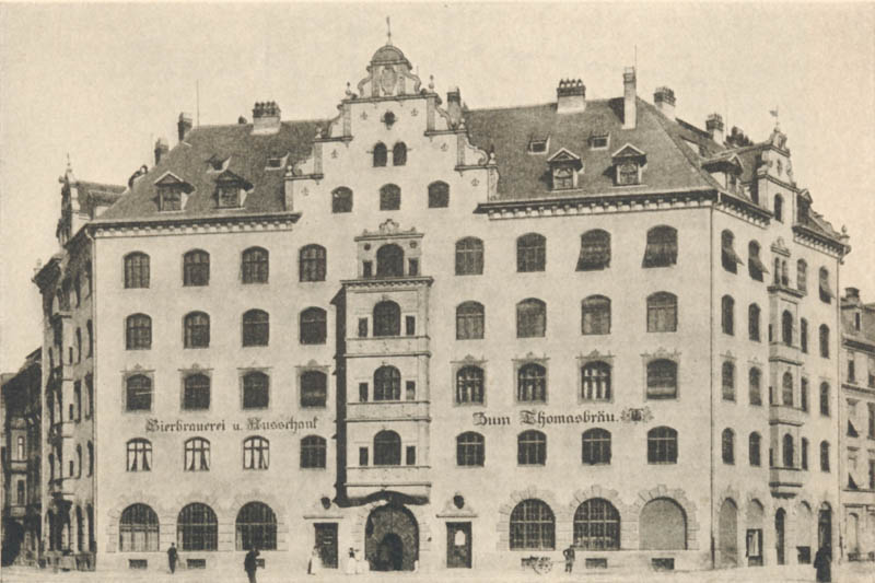 Historische Ansicht: Thomasbräukeller