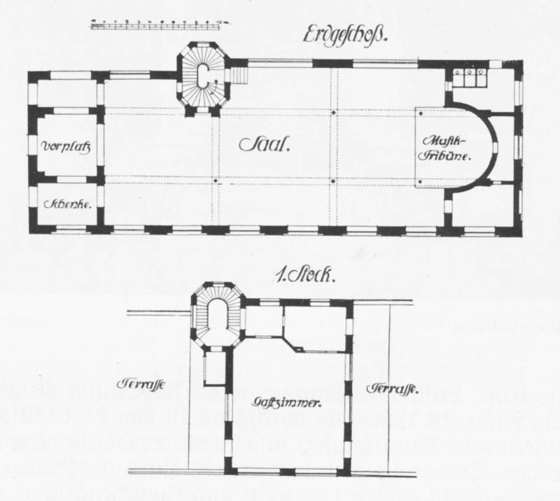 Historische Ansicht: Franziskaner-Keller - Grundriss