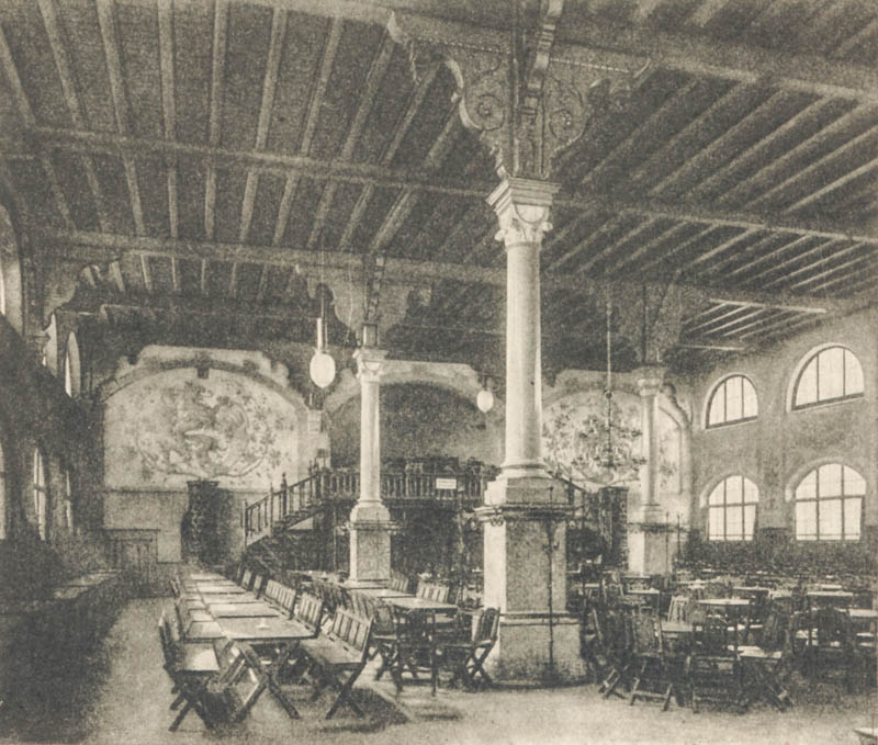 Historische Ansicht: Löwenbräukeller am Stiglmaierplatz -  Saal