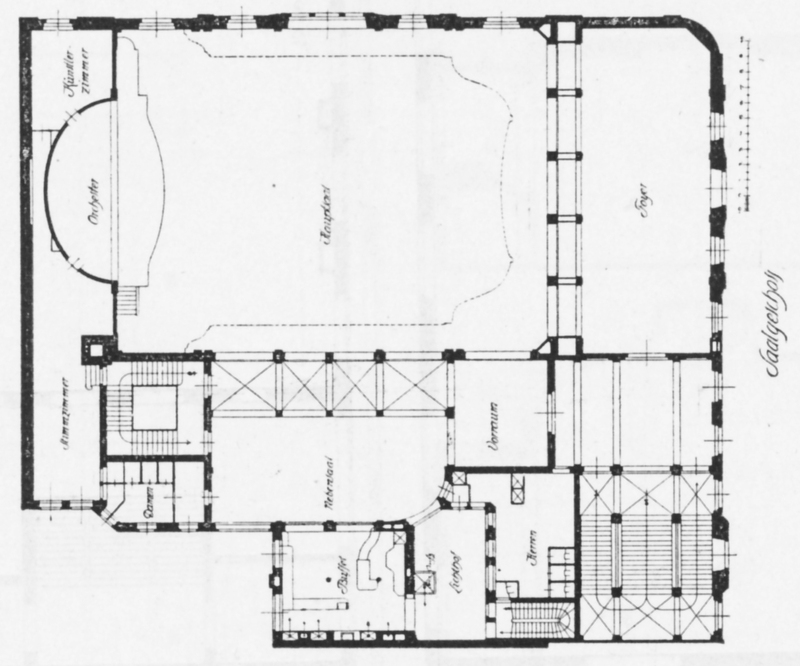 Tonhalle Kaim - Grundriss