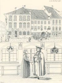  – Baumgartner-Polizei-Uebersicht von München - Kupferstich 01