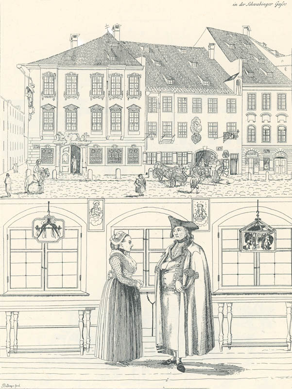 Baumgartner-Polizei-Uebersicht von München - Kupferstich 01