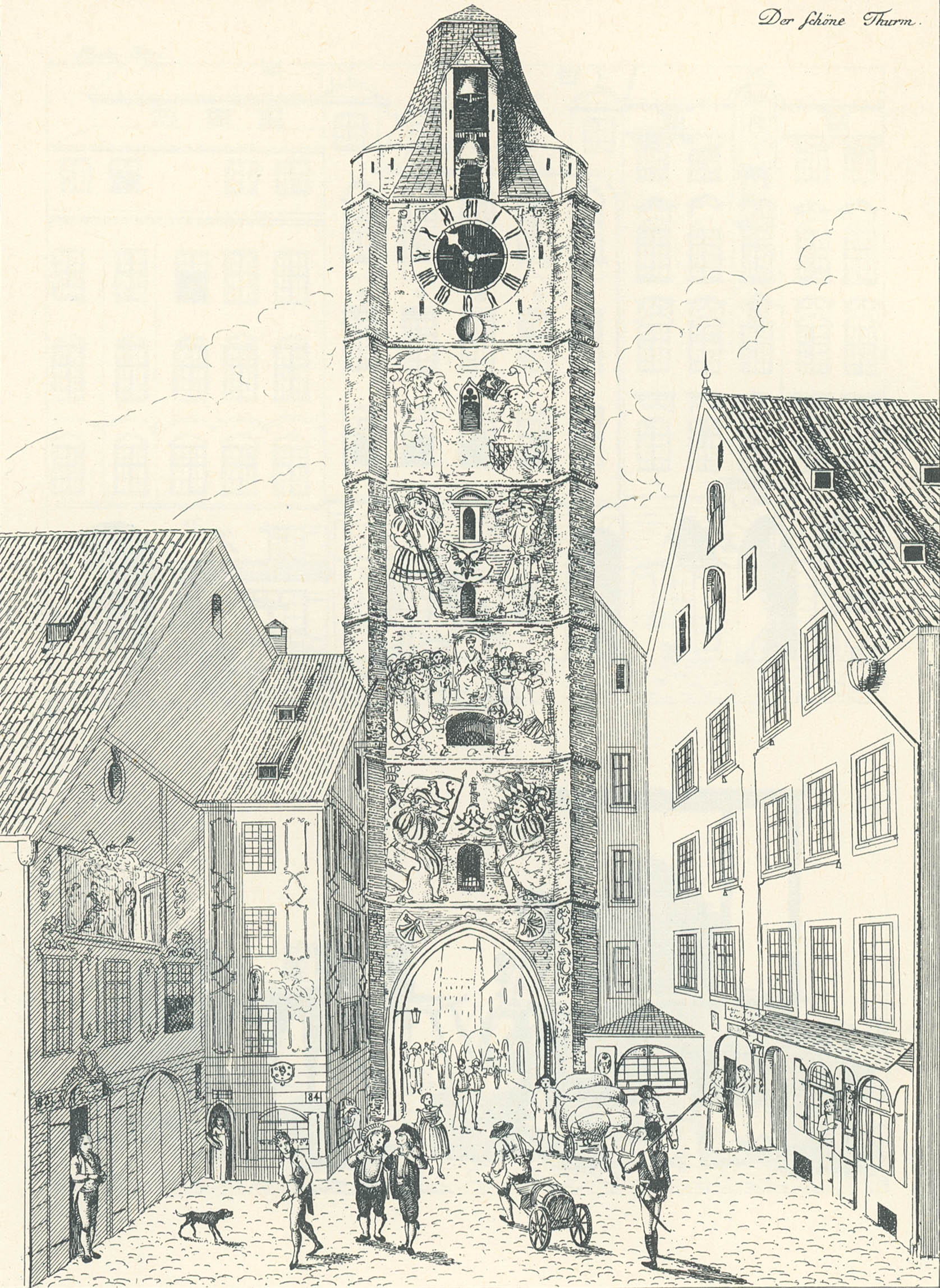 Baumgartner-Polizei-Uebersicht von München - Kupferstich 06