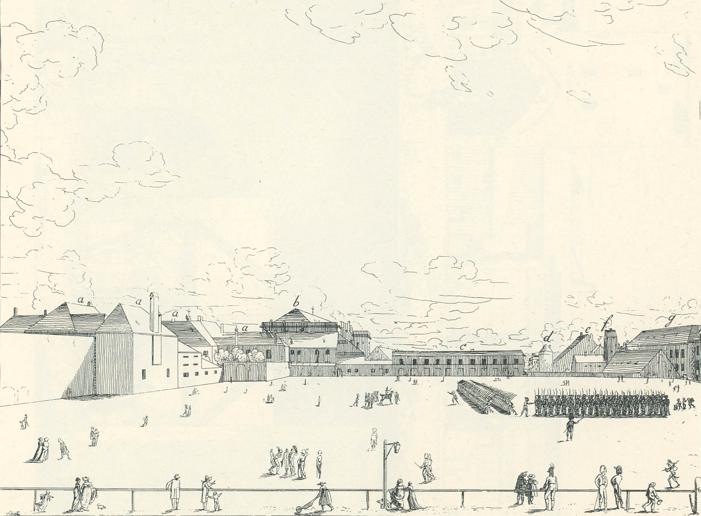 Baumgartner-Polizei-Uebersicht von München - Kupferstich 08