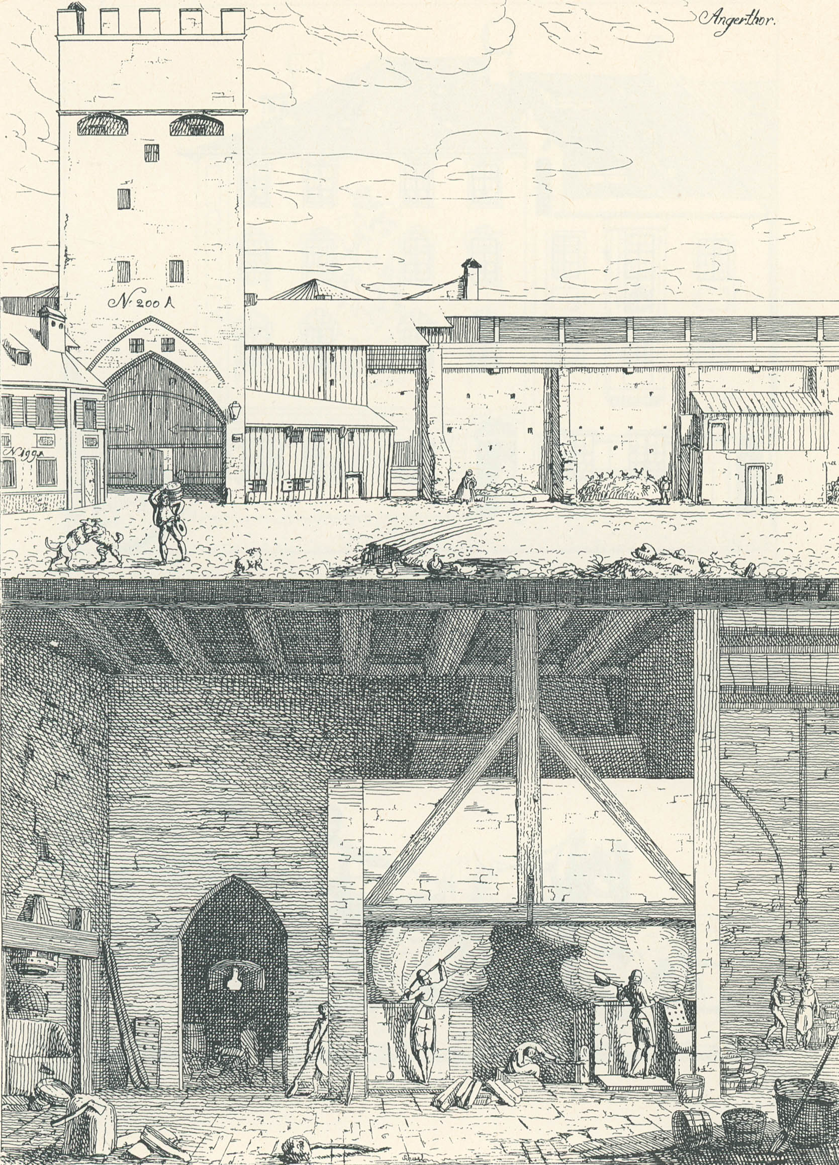 Baumgartner-Polizei-Uebersicht von München - Kupferstich 09