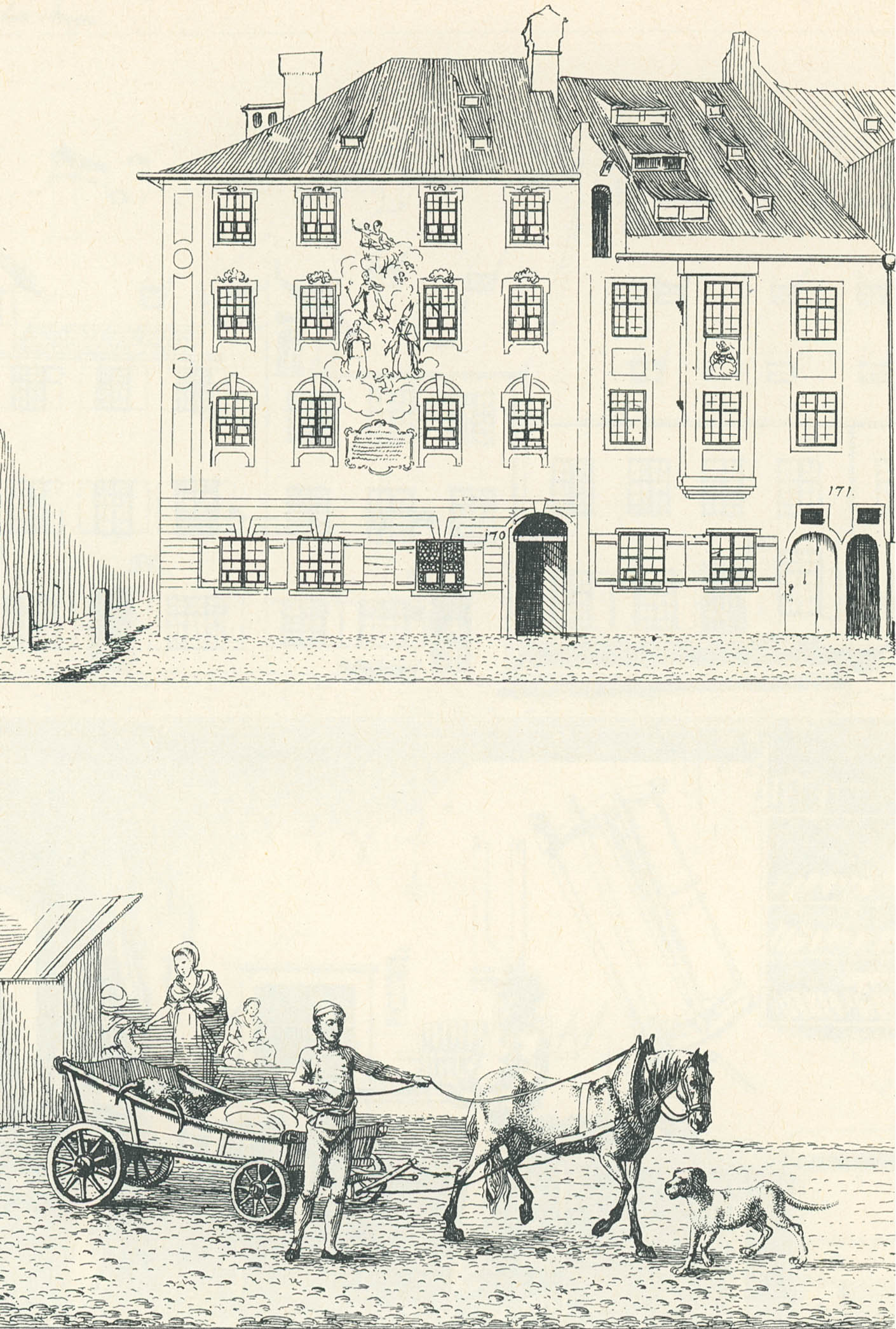 Baumgartner-Polizei-Uebersicht von München - Kupferstich 10