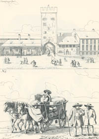  – Baumgartner-Polizei-Uebersicht von München - Kupferstich 13