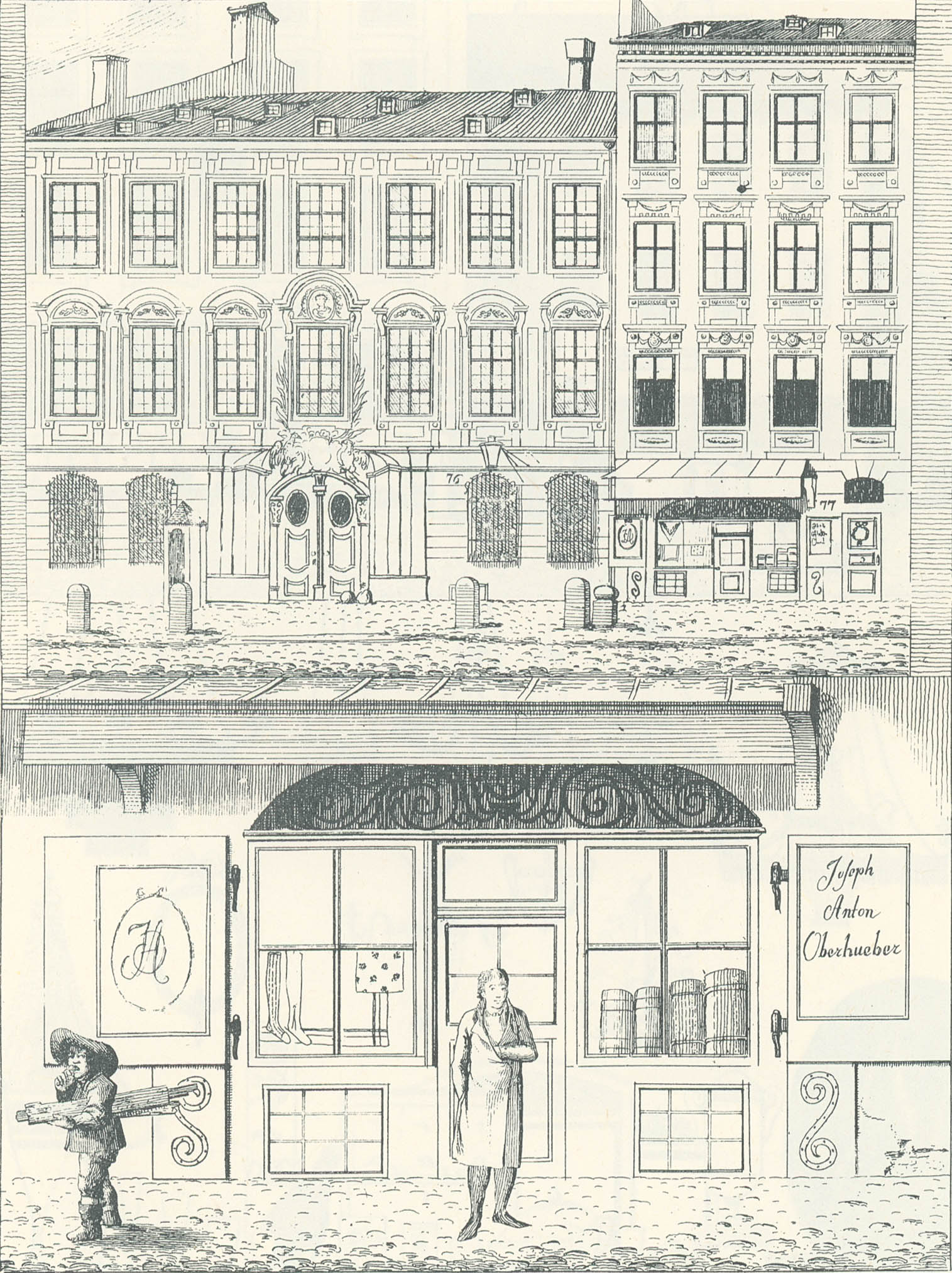 Baumgartner-Polizei-Uebersicht von München - Kupferstich 33