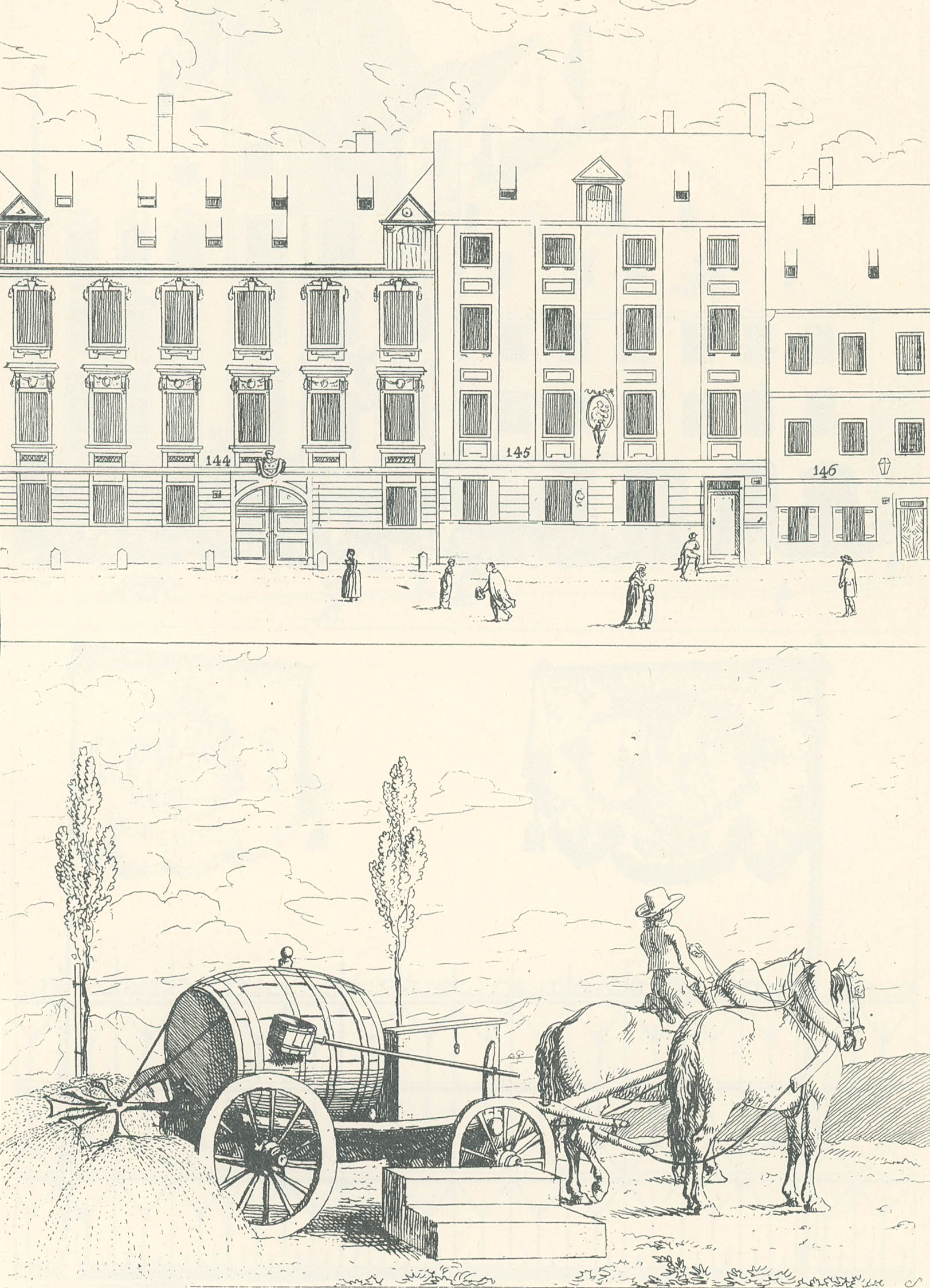 Baumgartner-Polizei-Uebersicht von München - Kupferstich 41