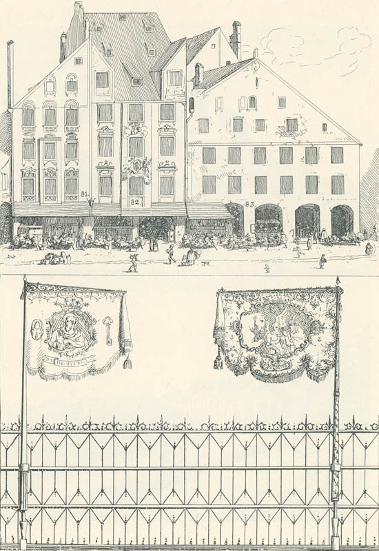 Baumgartner-Polizei-Uebersicht von München - Kupferstich 42