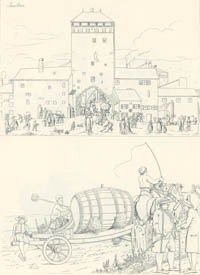  – Baumgartner-Polizei-Uebersicht von München - Kupferstich 48